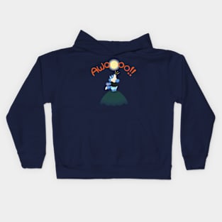 Little Werewolf Howl Kids Hoodie